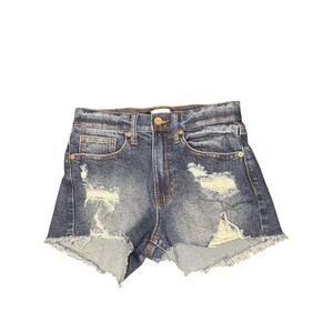 Kendall + Kylie The Icon Distressed Cutoff Denim Shorts Size 0/24